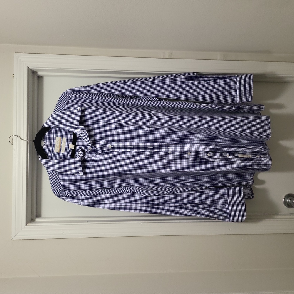Mens Roundtree & Yorke gold label button down dress shirt